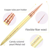 Ultra Thin Drawing Brush Stripe Nail Art Brush Nail Liner Brush Uv Gel Painting Pen 