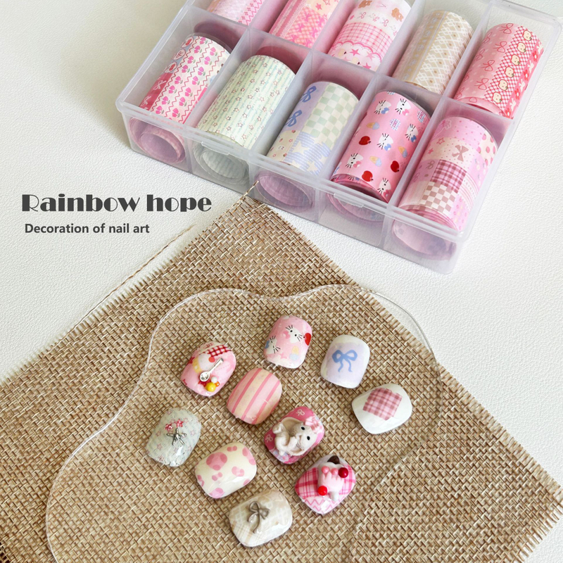 Cute Nail Art Transfer Foils 