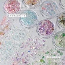 New Crystal Gravel Series Nail Accessories Irregular Ice-transparent Starry Sky Meteorite for DIY Fashion Nail Decoration