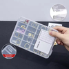 20 Grid Plastic Storage Box Jewelry Earring Bead Holder Case Display Empty Container Nail Accessories 