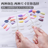 3#-5# 120 Tips Almond Nail Tips Nail Display Water Drop Gel Color Chart