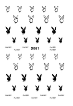 D061 Brand Logo 3D Nail Art Sticker 