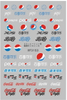 XF3153 Pepsi Coca cola 3D Nail Art Sticker