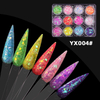 Laser Ultra-thin Mermaid Slice Symphony Mermaid Nail Sequin Set