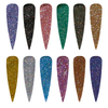 Nail Glitter Powder Colorful Laser Nail Powder