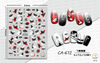 CA612 Butterfly Self-adhesive Nail Art Sticker