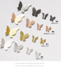 Frosted Three-dimensional Metal Butterfly in Jar