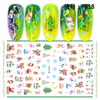 F618 Christmas Halloween 3D Self Adhesive Nail Art Sticker 