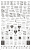 F546 4 Colors Gold Silver Black White 3D Self Adhesive Nail Art Sticker