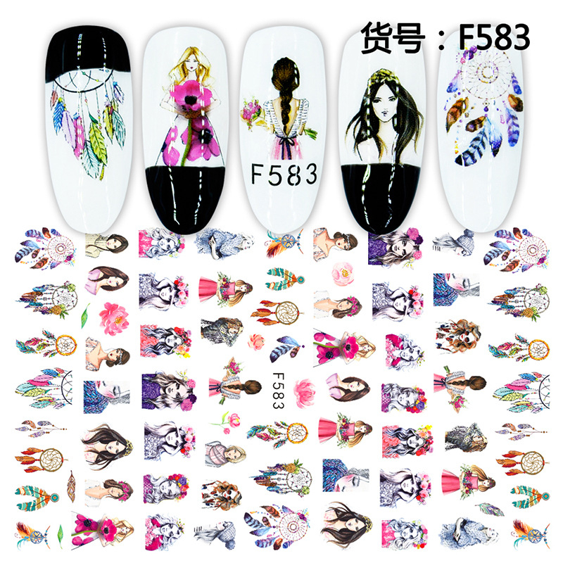 F583 3D Self Adhesive Nail Art Sticker