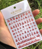 WG526-531 Flame Adhesive Nail Sticker