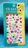 5D Embossed Fruit Lemon Berry Cherry Watermelon Nail Sticker