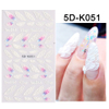 5D Embossed Nail Sticker