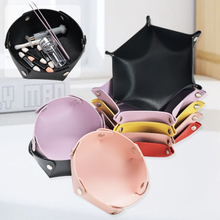 PU Leather Nail Decoration Storage Desk Tool Storage