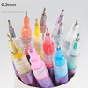 12 Colors Nails Art Marker Acrylic Paint Marker 0.5mm Nail Liner Brush Nail Drawing Pen