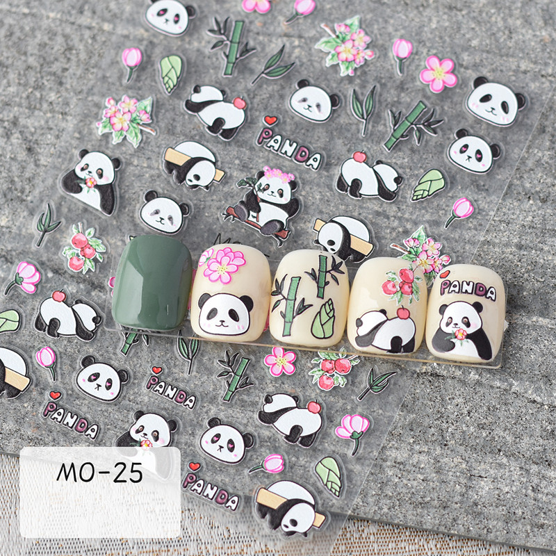 Panda Nail Sticker Decoration