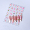 Cute Rabbit and Flower Nail Sticker