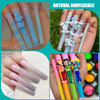 60pcs 5XL Long Full Cover Ballet Nail False Tips