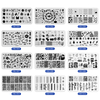 Heart Flower Stencil Nail Art Stainless Steel Stamping Plates