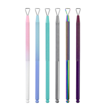 Stainless Steel Cuticle Pusher Nail Gel Polish Remover 