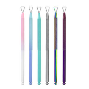 Stainless Steel Cuticle Pusher Nail Gel Polish Remover 