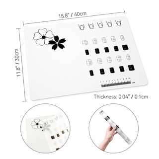 Silicone Nail Practice Pad Nail Hand Cushion Color Palette