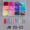 288pcs/box Colorful Dual Nail Form With Edges Inside Nail Tips