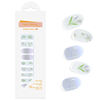 No-bake Nail Sticker High-grade Nail Polish Film 12pcs Summer Nail Accessories Environmentally Friendly Waterproof Nail Stickers