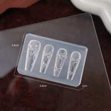 Flower Butterfly Bow Mixed Nail Silicone Acrylic Mold