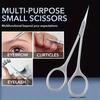 Stainless Steel Cuticle Scissors Dead Skin Remover for Nails Art Clippers Russian Nail Scissors Manicure Tool