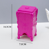 Nail Art Makeup Cotton Wraps Butterfly Holder Retro Plastic Storage Container 