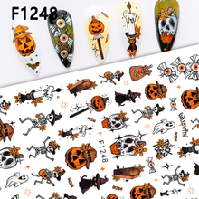 2026 New Halloween Nail Sticker Adhesive Nail Decal 