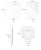 2025 NEW 3D Hand-Held Acrylic Color Palette For Liquid Foundation Nail Polish Color Mixing