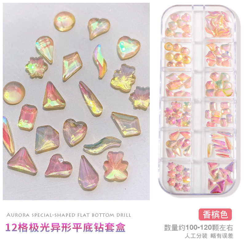 AB Color Nail Rhinestone 