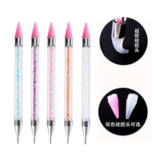 New Nail Silicone Head Rhinestone Pick Up Pen