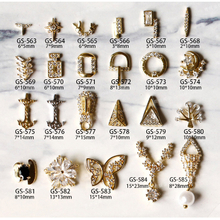 Nail Art Zircon Jewelry Real Gold Plating Nail Diamond Decorations Good Quality Not Fade