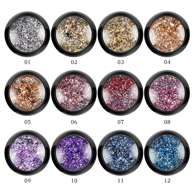 Nail Art Shining Laser Flake Sequins Glitter Decoration