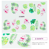 Flower Series Emboss 5D Nail Water Sticker