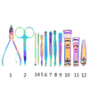 Color Plated Stainless Steel Dead Skin Scissors Symphony Nail Clipper
