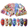 2019 Spring Flower Nail Transfer Foil Sticker Set