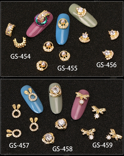 Japanese Nail Jewelry Accessories Nail Diamond Alloy Shiny Decoration
