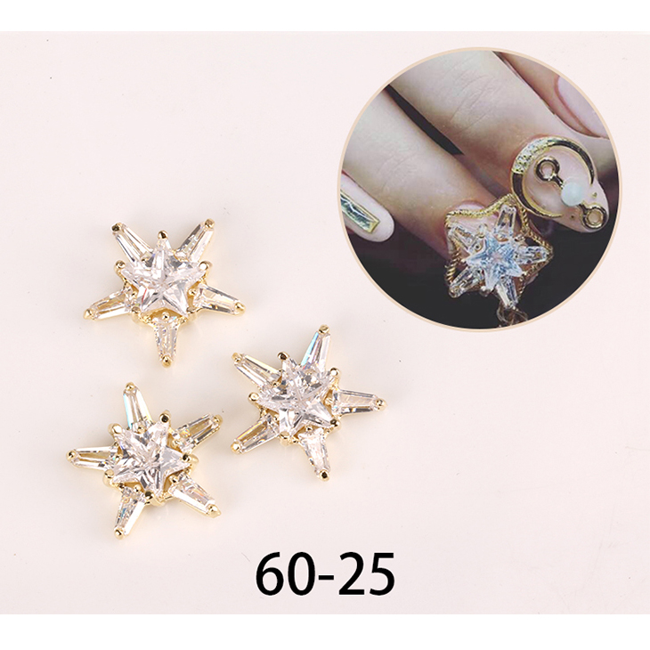 Japanese Nail Jewelry Accessories Nail Diamond Alloy Shiny Star 
