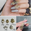 Real Gold Plating Do Not Fade Nails Zircon Jewelry Angel Wings Nail Decoration