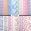 Flower Pattern Nail Transfer Foil Sticker(16pcs/set)