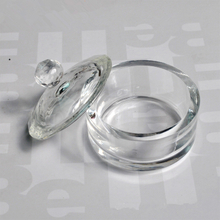 Big Round Glass Nail Dappen Dish