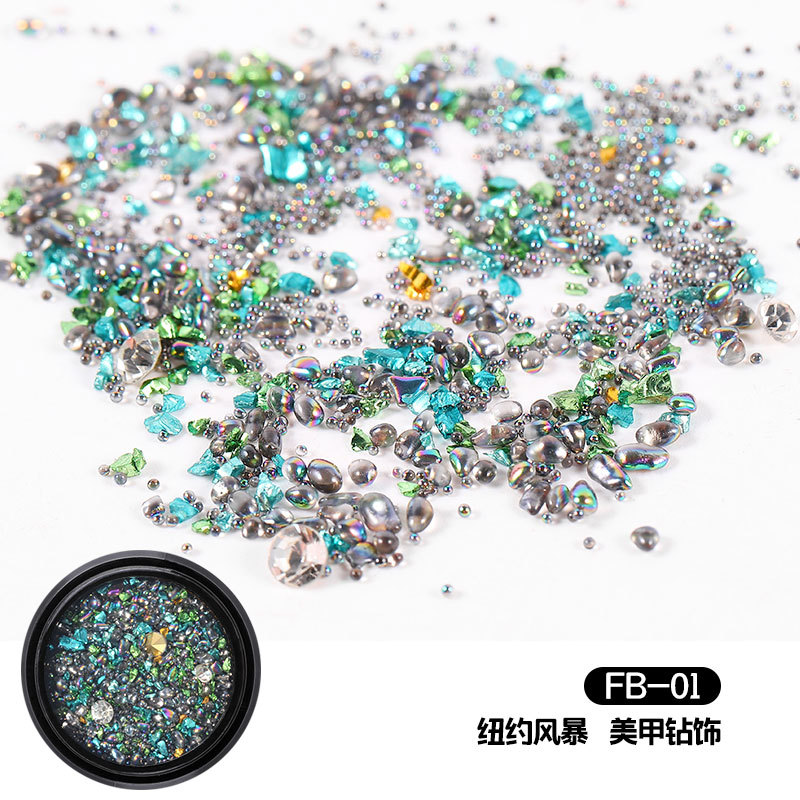 New York Storm Zircon Micro Nail Art Rhinestones 