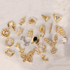 Nail Art Zircon Jewelry Real Gold Plating Nail Diamond Decorations Good Quality Not Fade