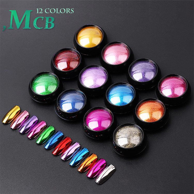 Metal Solid Color Plating Nail Powder