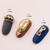 New Arrival Zircon Pendant Shiny Exaggerated Nail Jewelry Real Gold Plating Do Not Fade