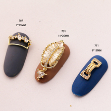 New Arrival Zircon Pendant Shiny Exaggerated Nail Jewelry Real Gold Plating Do Not Fade